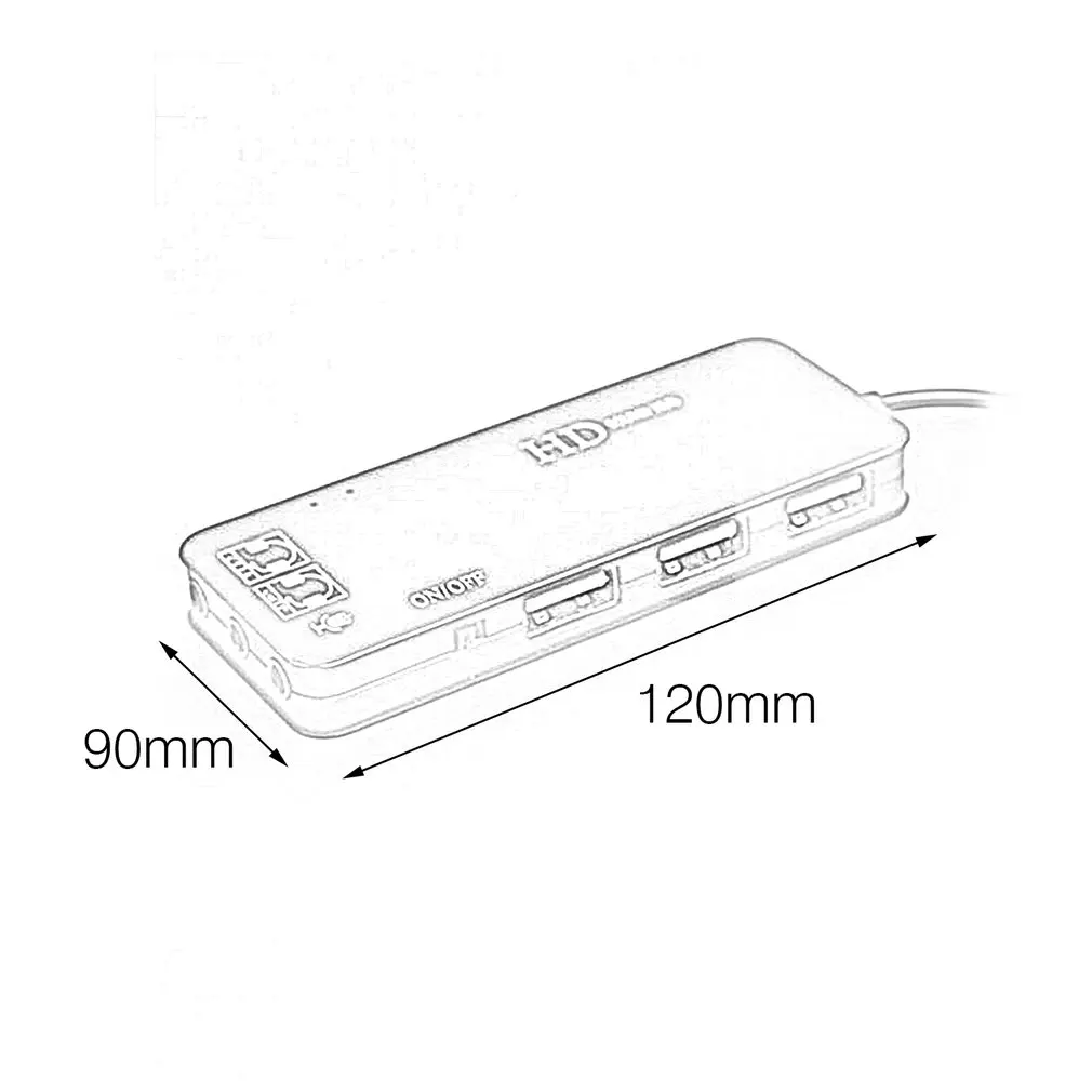 USB 2 0 концентратор с 3 портами внешняя звуковая карта без внешнего драйвера