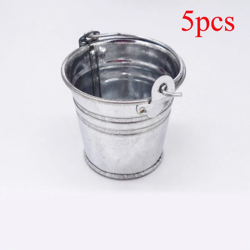 5 шт. DIY модельные декоративные детали имитация железного ведра миниатюрный