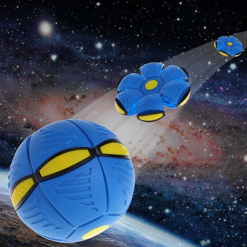 

With LED Light Outdoor Toy Flying Ball Beach Garden Game Throw Disc Ball Toy Kid Fancy Novelty Toy Multiple Colour UFO Toys