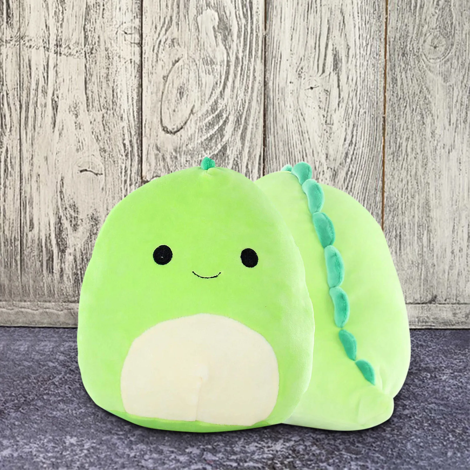 

3D Dinosaur Green Pillow Soft Lumbar Back Cushion Plush Stuffed Toy 25CM Stuffed Animals Plush Toy Colorful Glowing Christmas