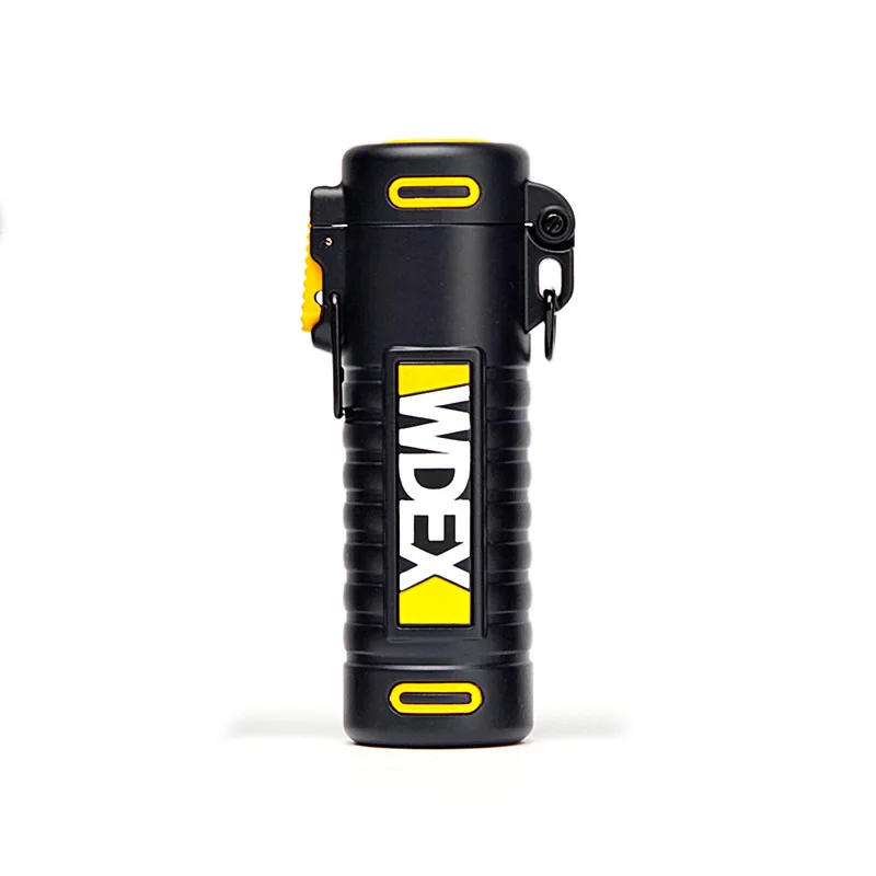 Водонепроницаемый, ветрозащитный дуговой плазменный электронный зажигалка для курения USB-зарядка электрическая металлическая мужская подарок для использования на открытом воздухе.