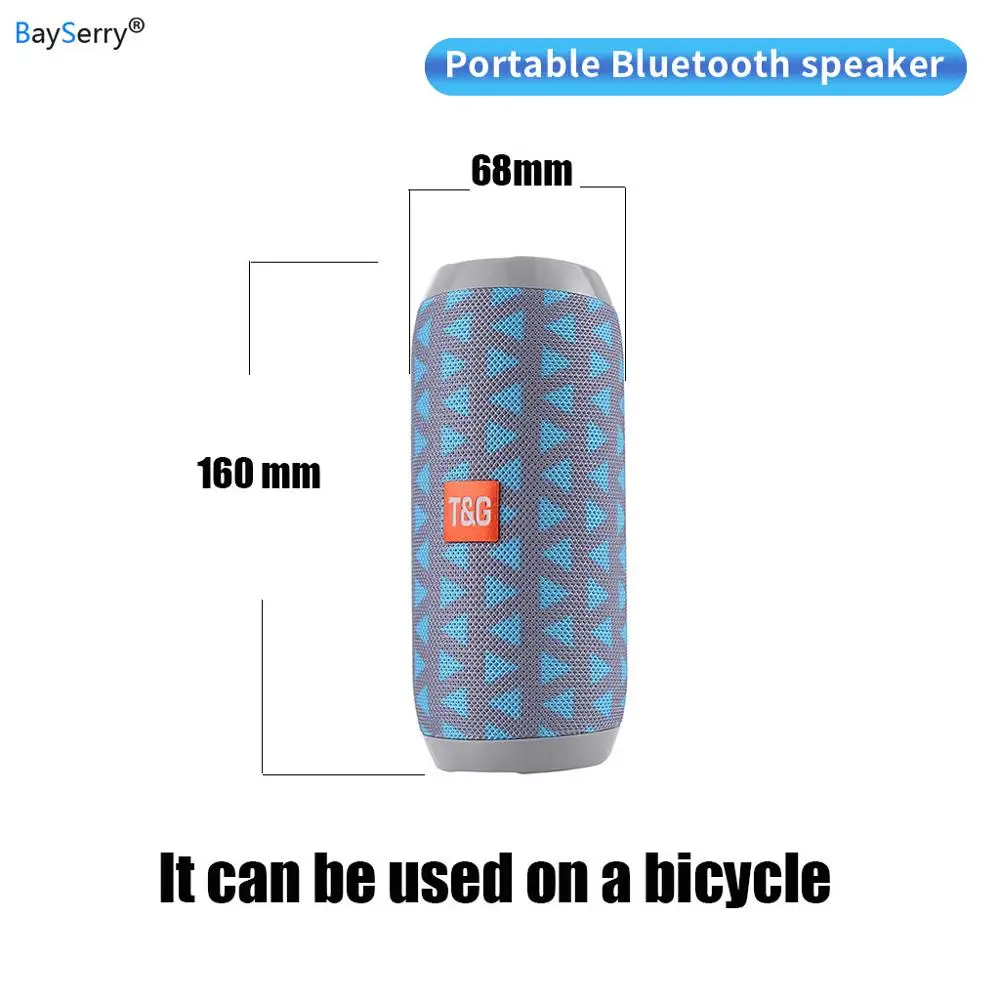 Беспроводная Bluetooth-Колонка TG117 портативная Водонепроницаемая стереоколонка