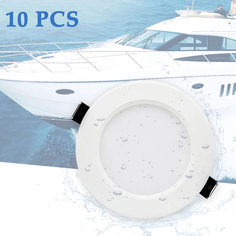 

10PCS Led Downlight 220V 5W 9W 12W Ceiling Lamp Recessed Down Light Warm White Round Led Panel Lights Spotlight Indoor Lighting