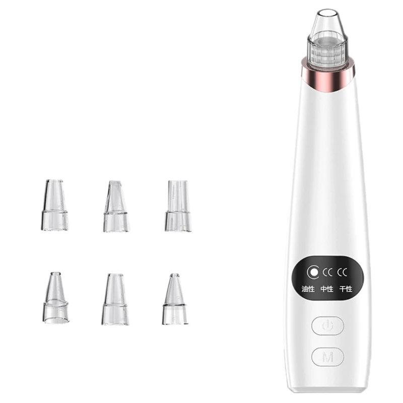 

Vacuum Suction Blackhead Remover, Pore Vacuum Facial Cleanser, Vacuum Suction Electric Acne Remover Extractor Kit C1FF