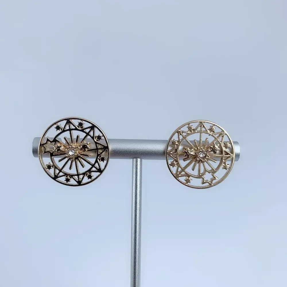 Новые золотые модные серьги ювелирные свадебные подарки для вечеринки Женские