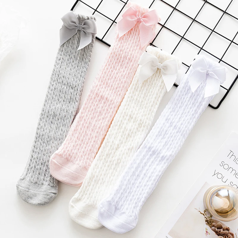 Nuevos accesorios para beb&eacute;s, calcetines para beb&eacute;s reci&eacute;n nacidos, calcetines hasta la rodilla para ni&ntilde;os, accesorios para beb&eacute;s de 1 a 10 a&ntilde;os-4