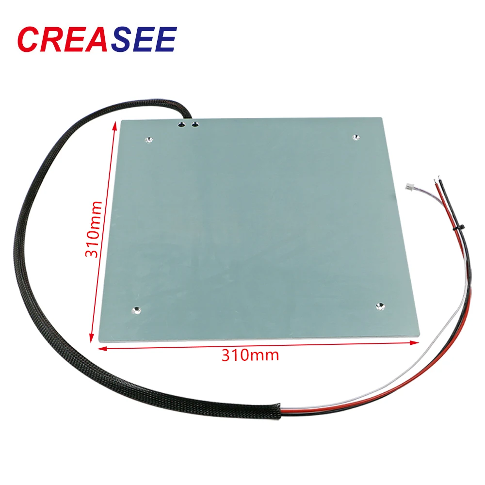 Запчасти для 3D принтера CREASEE 24 В платформа горячего стола 225/235/310 мм алюминиевая