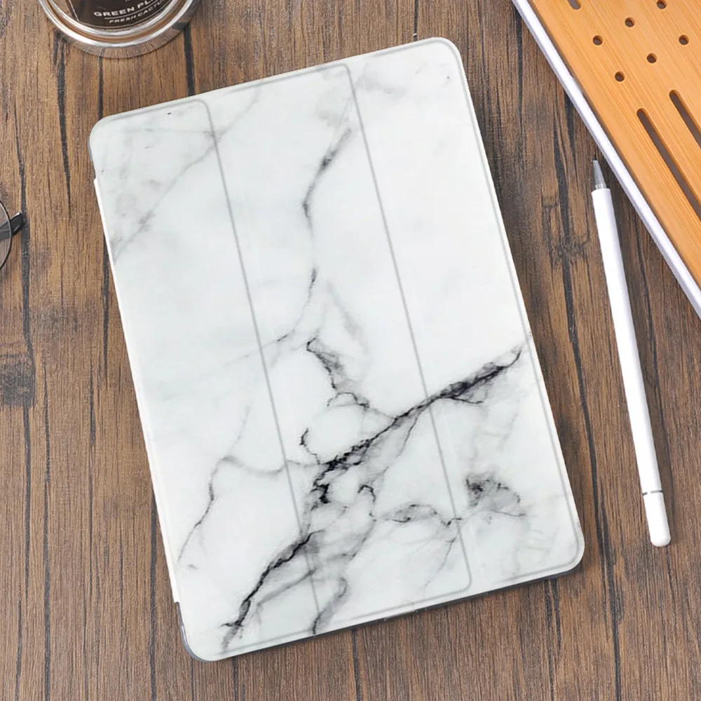 

Marble Pattern for iPad Air 4 Case Mini 5 Pro 11 2020 With Pencil Holder 7th 6th For Funda ipad 8th Generation Case Air 2 Cover