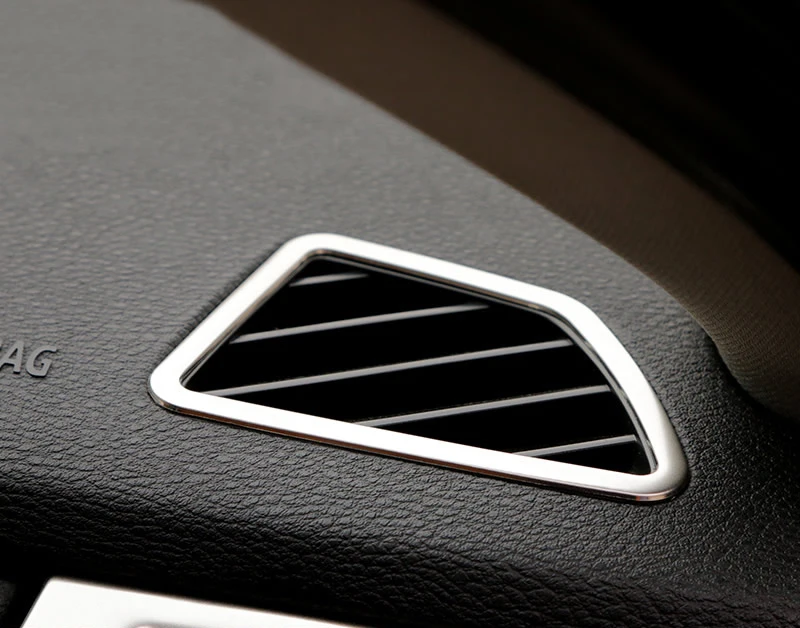 

Chrome Car-Styling Internal Dashboard Side Air Vent Outlet frame Cover Trim for BMW X5 F15 X6 F16 E70 E71 Accessories