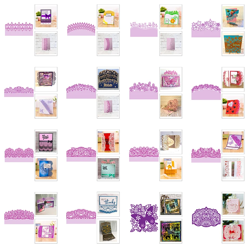 Новинка 2020 Лидер продаж кружевной баннер с краями металлические режущие буквы