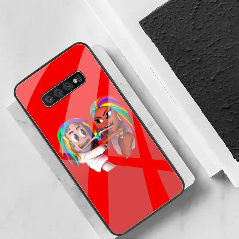 

hip hop rapper Tekashi 69 6ix9ine Phone Case Tempered Glass For Samsung S20 Plus S7 S8 S9 S10 Plus Note 8 9 10 Plus