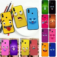 soft tpu shockproof phone case for redmi note 8pro 8t 6pro 6a 9 redmi 8 7 7a note 5 5a note 7 case 3d funny face coque
