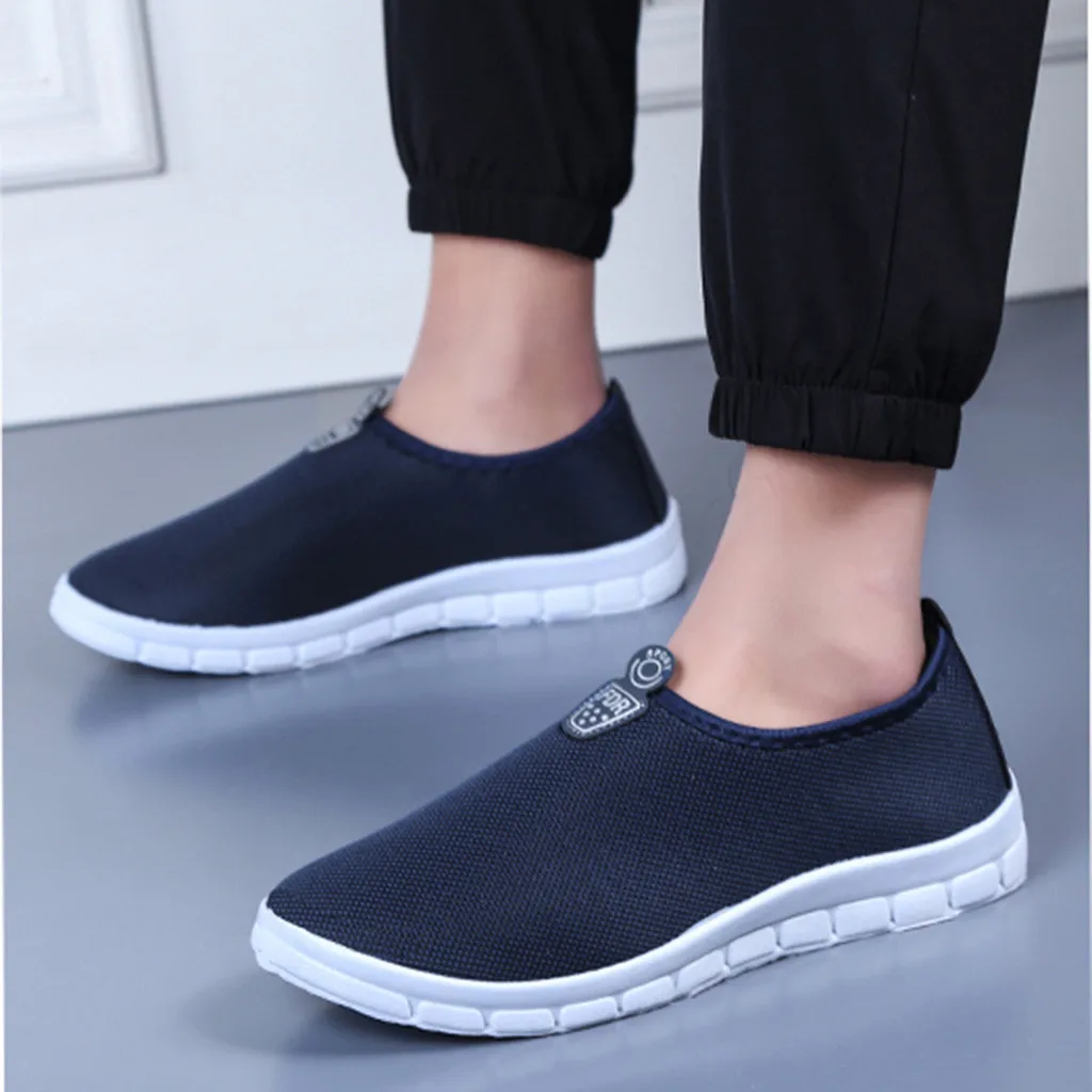 Мужские легкие кроссовки YOUYEDIAN серые с дышащей сеткой брендовая повседневная