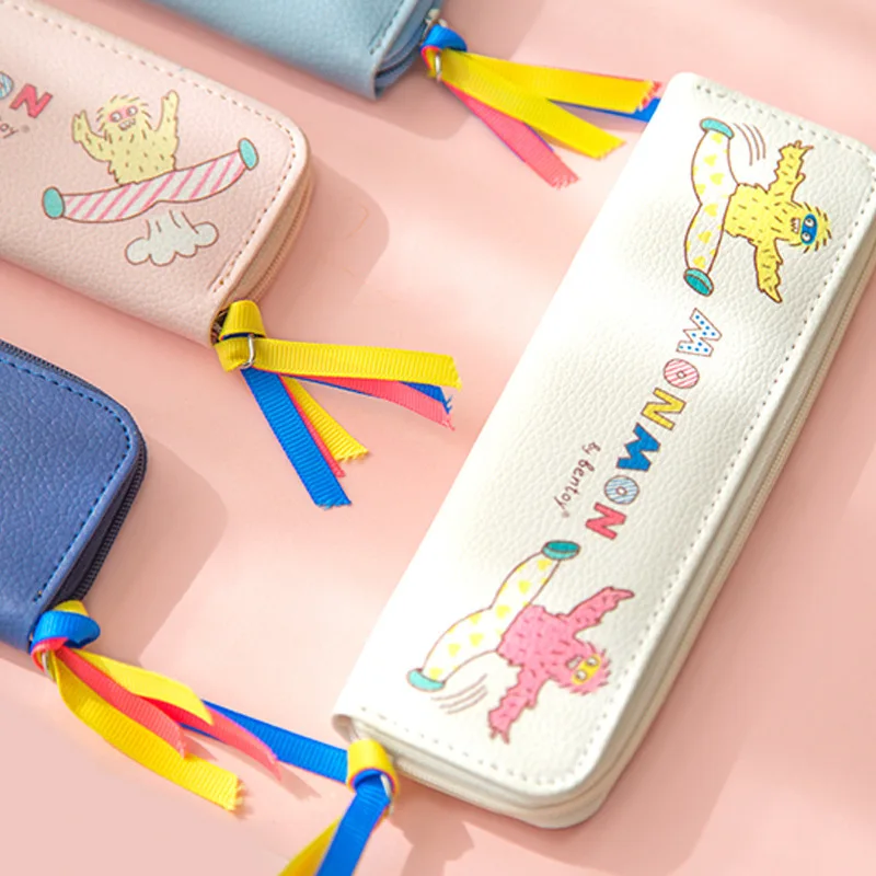 Забавный чехол-карандаш милый мультяшный с обезьяной портативный для студентов |