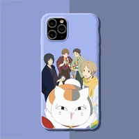 japan cartoon madara cat teacher natsume yuujinchou phone case color for iphone 11 12 13 mini pro xs max 8 7 6 6s plus x xr