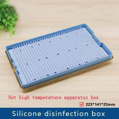 Not high temperature Коробка для дезинфекции из нержавеющей стали силиконовая дезинфекция коробка Дезинфекция инструментов хирургические инструменты высокая температура и - Цвет: Not high temperature