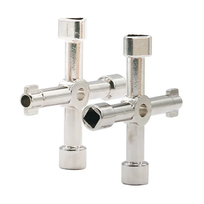 4 в 1 Универсальный ключ квадратный треугольный поезд электрический шкаф ящик