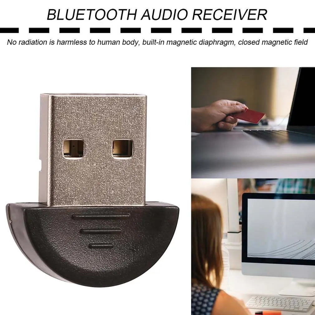 Мини USB Bluetooth адаптер V 2 0 двухрежимный Беспроводной ключ V2.0 EDR 100 м для ноутбука ПК
