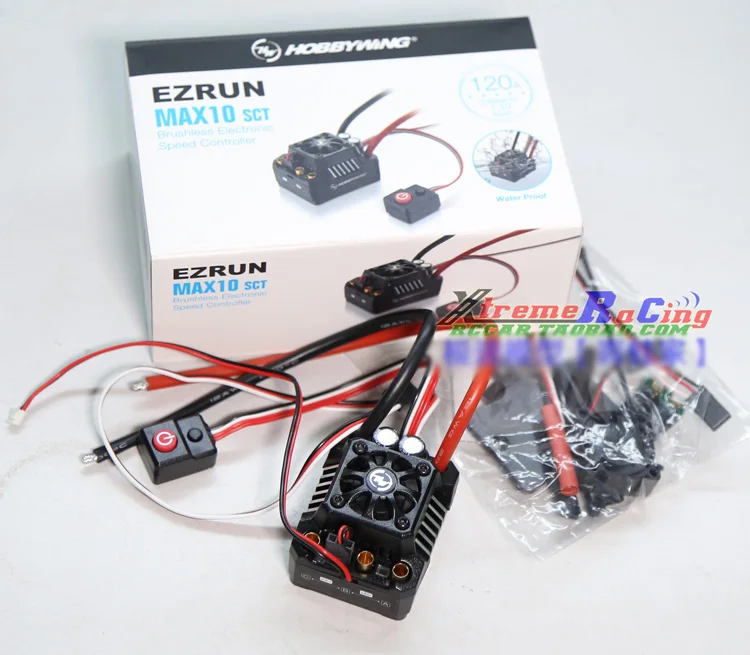Hobbywing MAX10 Sct 120A Rtr бесщеточный Esc Voor 1/10 Truck Moster Rc Auto | Игрушки и хобби