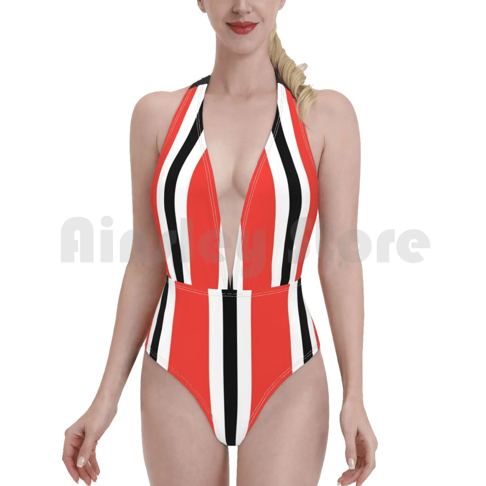 Купальник бикини в полоску для женщин 1 шт. 2 шт.|Купальники| |