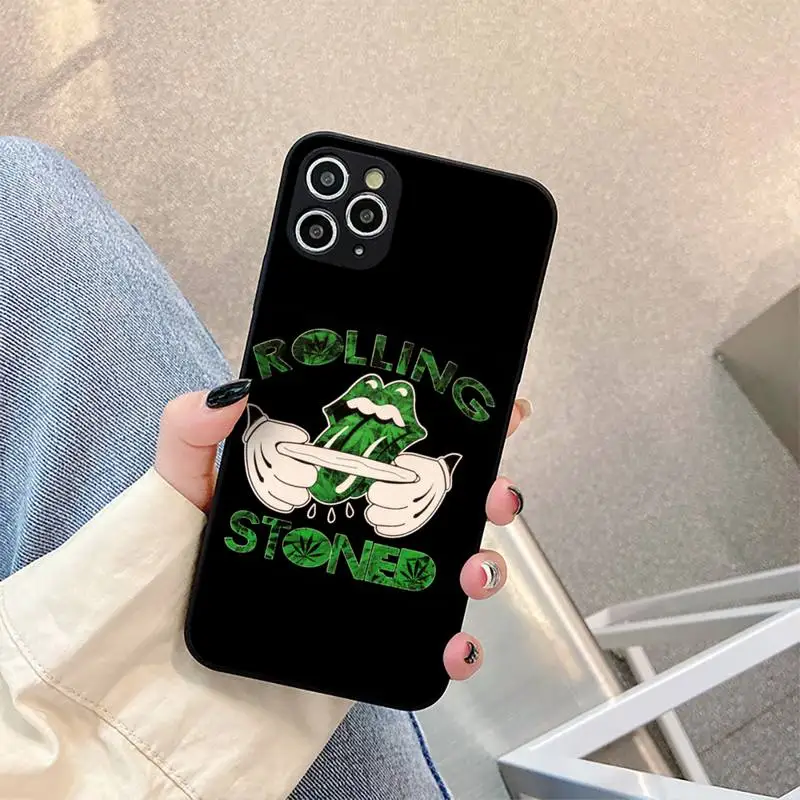 

420 rolling weed smoking Phone Case For iphone 5s 6 7 8 11 12 plus xsmax xr pro mini se Cover Fundas Coque