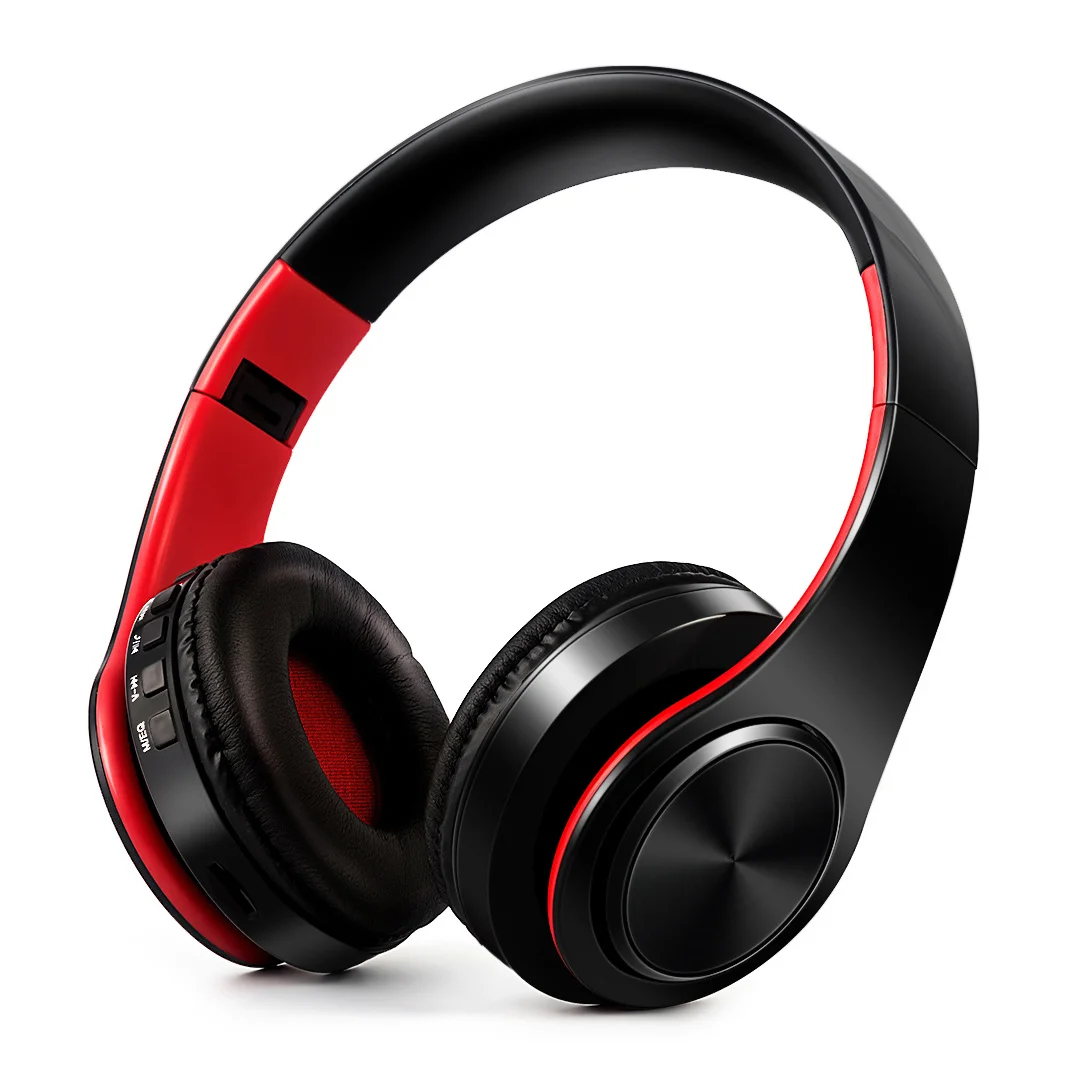 

Foldable Bluetooth stereo headset, wireless headset, sports headset with microphone, MP3 hands-free player.