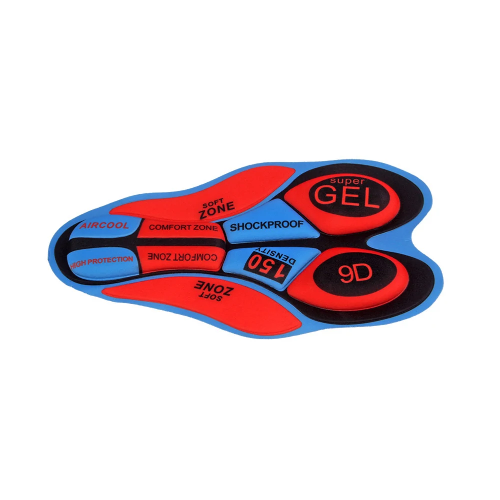 Cycling Shorts Gel Pad Coolmax 9D S-XXXL Cushion MTB Bike Base Seat Breathable Shockproof Bicycle Underwear Pads | Спорт и