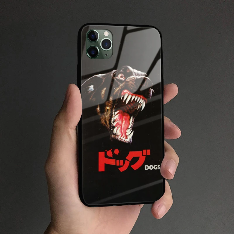 Чехол-накладка для iPhone 6 6S 7 8 Plus X XR XS 11 Pro Max силикон с постером японской собаки из