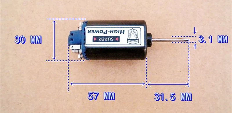 Двойной шариковый подшипник 480 модельный двигатель с высокой скоростью 7,2 V 16500rpm для электрических инструментов