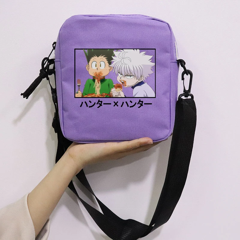 Сумка-мессенджер Hunter X hunter Killua Zoldyck Gon Freecss миниатюрная Холщовая Сумка на плечо