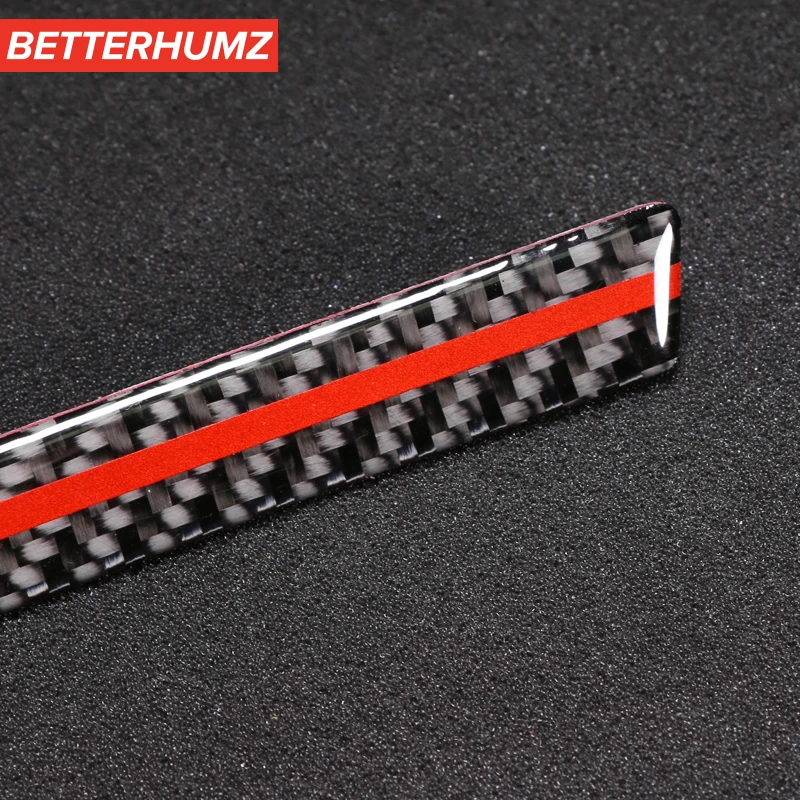 Betterhumz Car Styling Exterior Carbon Fiber Door Handle Anti-collision Strips Trim Cover For Audi A4 A5 2017-2022 Accessories | Автомобили