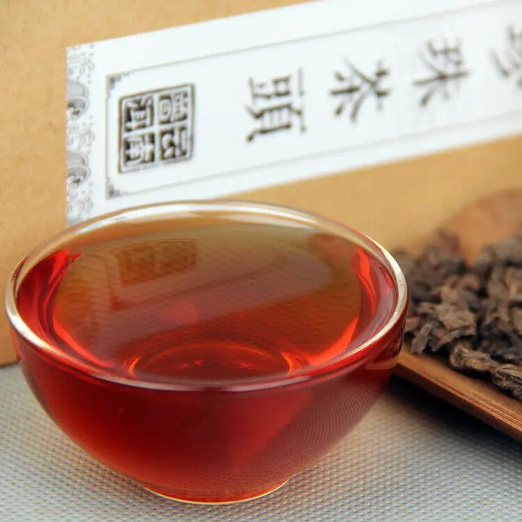 

2017 Muzhi Pearl Lao Cha Tou Shu Pu-erh Tea Yunnan Mini Old Ripe Pu-erh Tea 200g