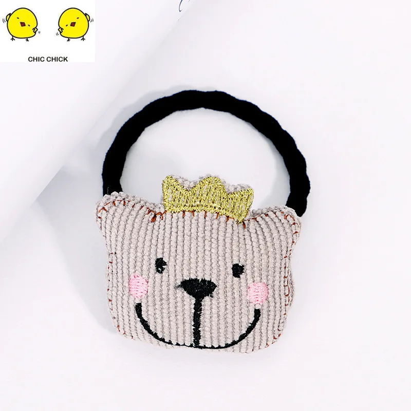 Новые Красочные базовые эластичные волосы группы детей веревки для волос