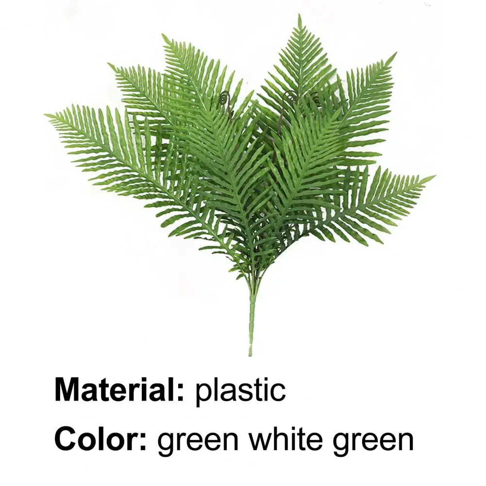 

New Arrival Artificial Leaves Multi-use Handmade Plastic Simulation Chrysalidocarpus Leaves Display for Gifts Decoration 2021