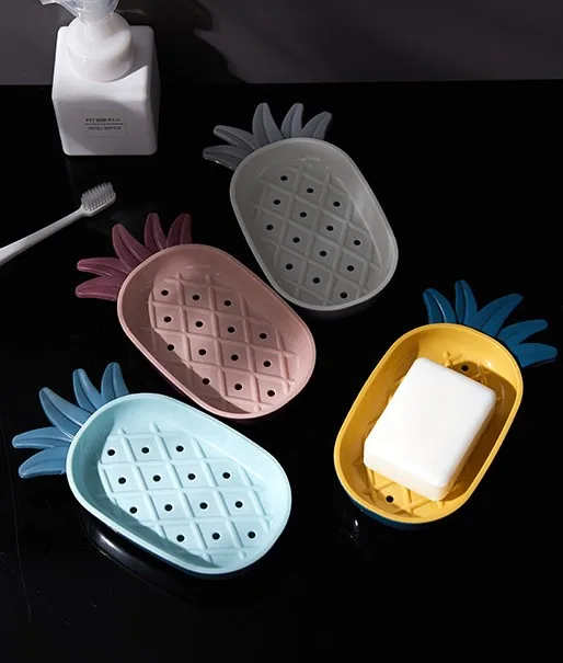 

Bathroom Dish Plate Drain Soap Box Tray Soapbox Storage Rack Shower Soap Tray Soap Dish Plate Holder Dispenser Soap Rack