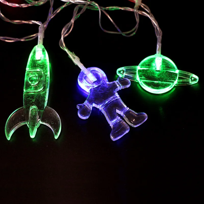 Декоративная светодиодная гирлянда для детской комнаты украшение дома космоса