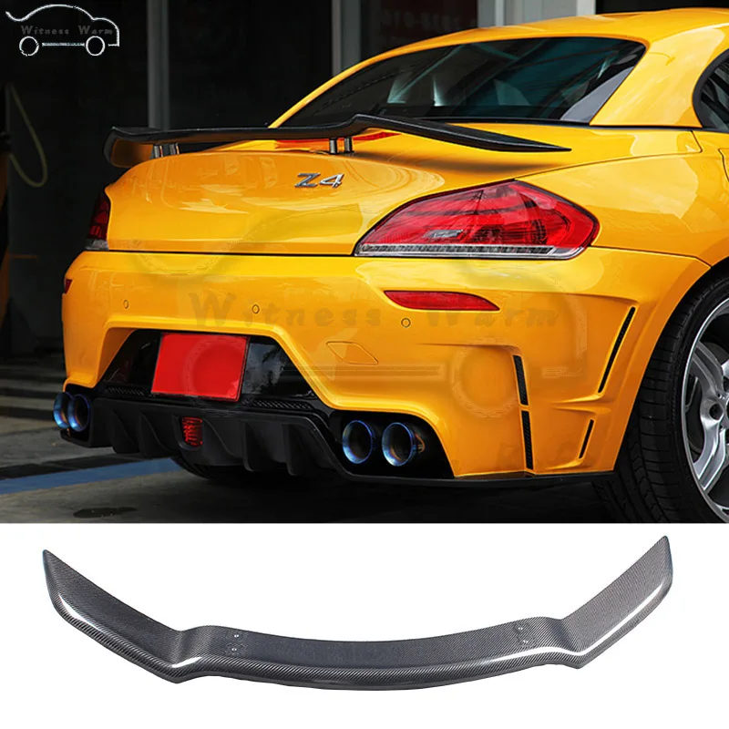 Для BMW Z4 E89 задний спойлер багажника из углеродного волокна крыша крыла 18i 20i 23i 28i 30i