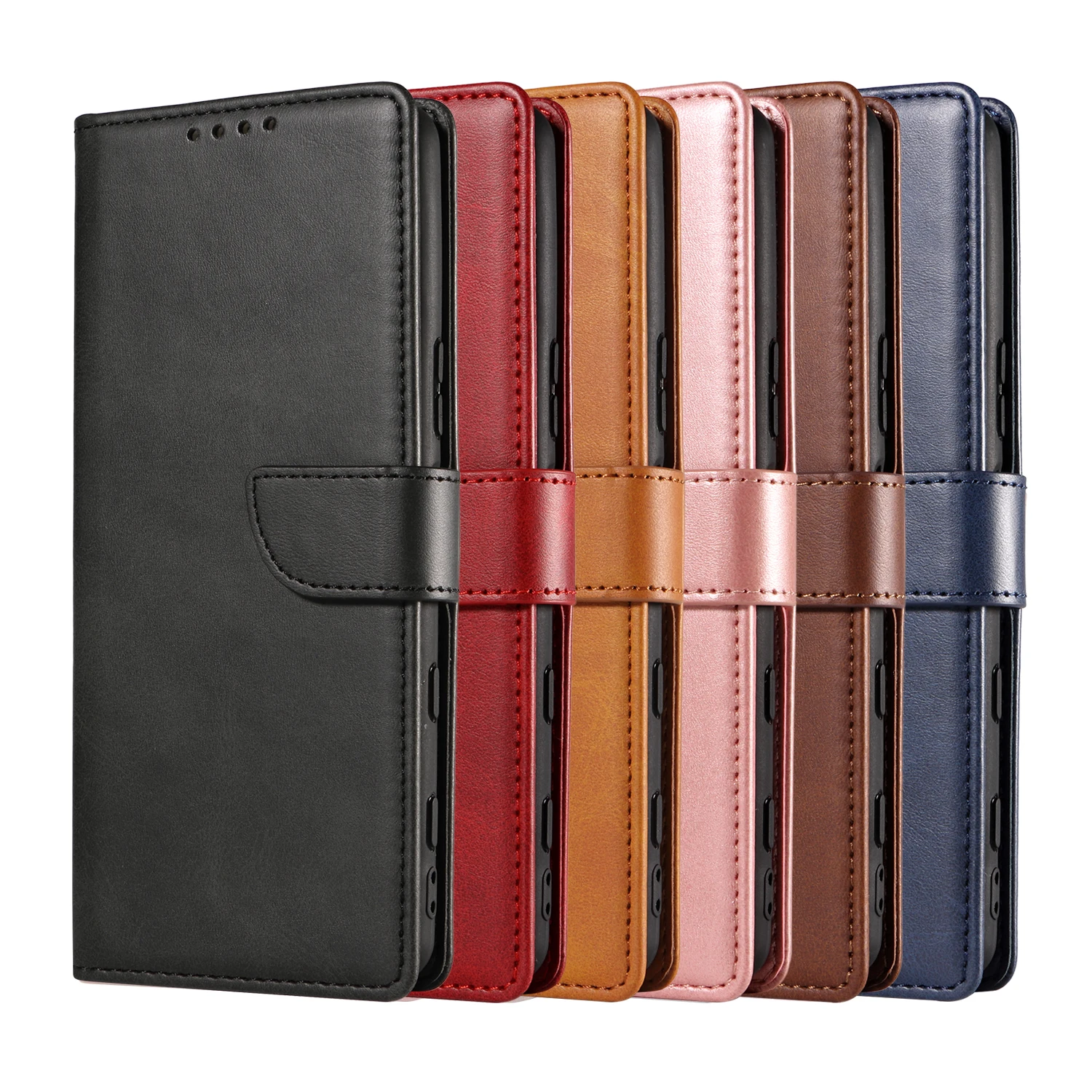 

Leather Flip Cover Case for Aquos Sense4 Zero6 Luxury Wallet Cards Stand Phone Bags Cove