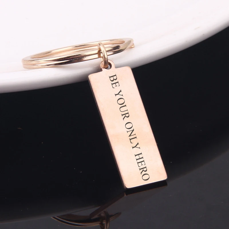 Будьте единственным героем горячая Распродажа брелок из нержавеющей стали