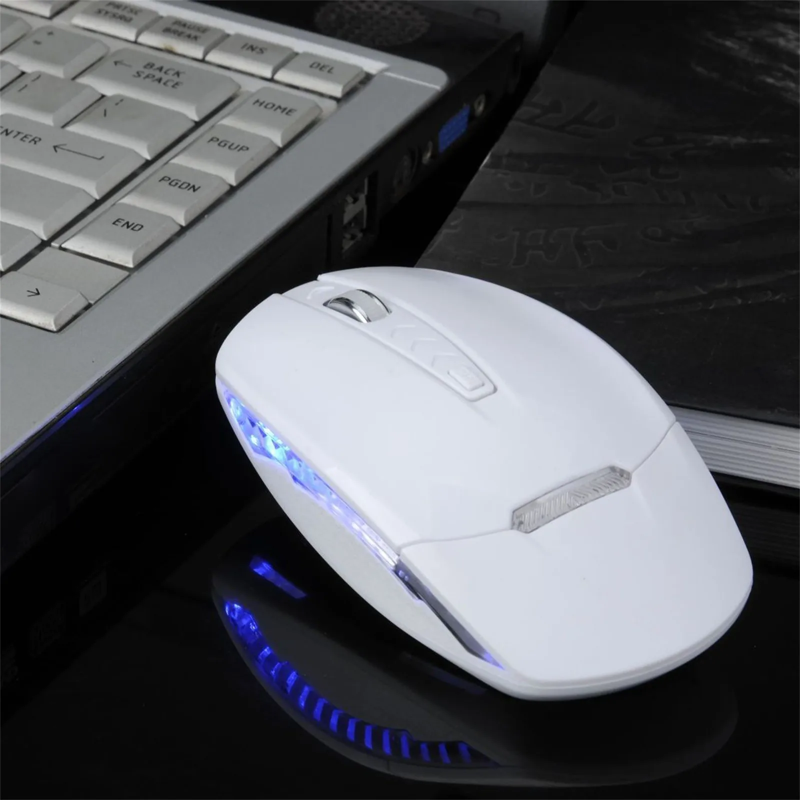 Беспроводной оптическая мышь перезаряжаемые 2 4G 1600 точек/дюйм 4-программирование