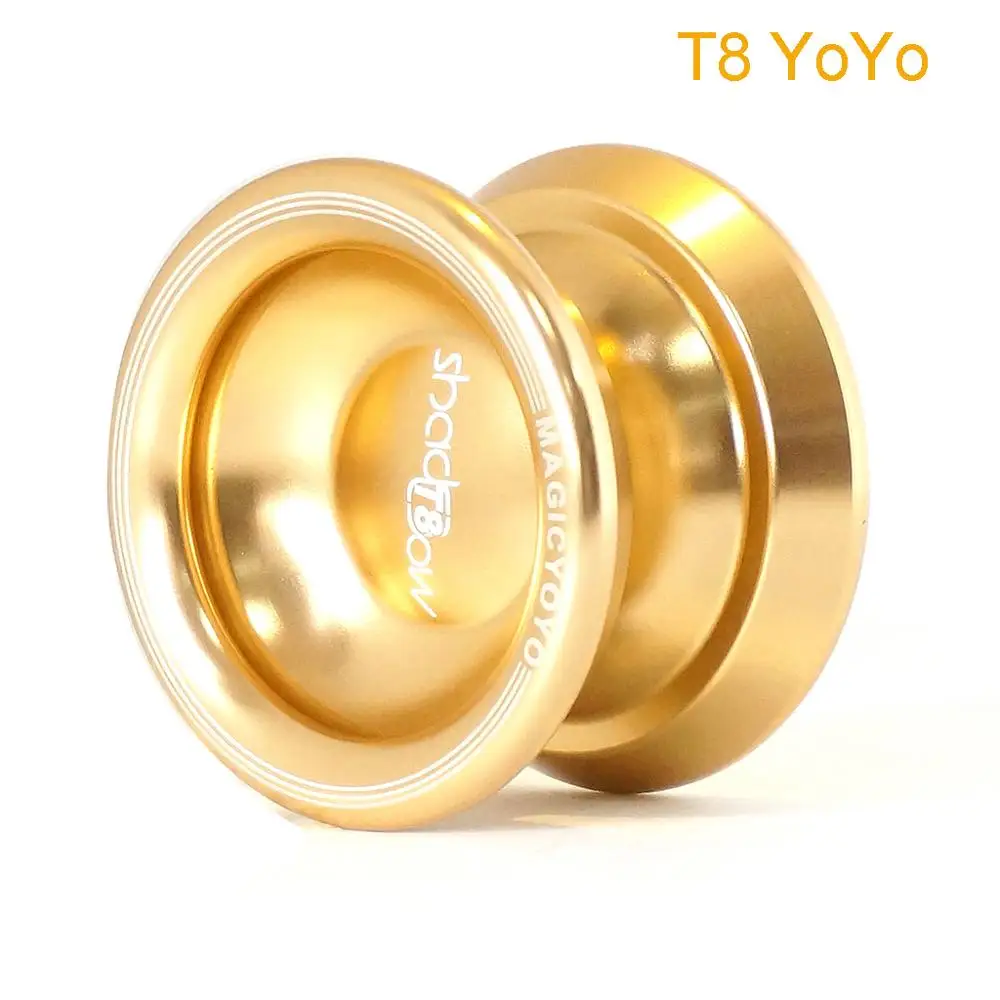 MAGIC YOYO T8 металлический алюминиевый сплав золотой 8 шариковый подшипник Yoyo с