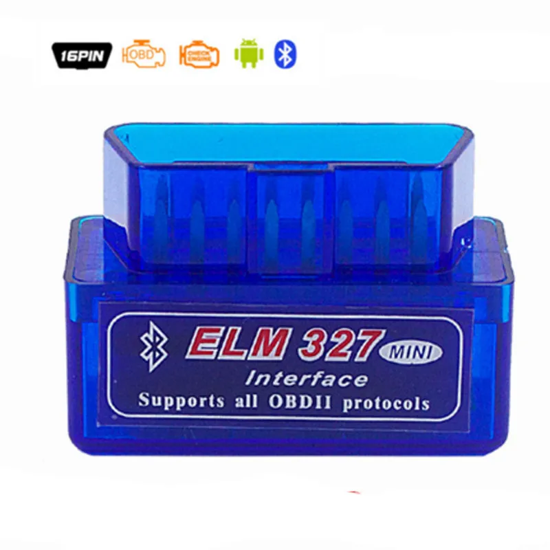 Лучшая цена 2019 Новый ELM327 V2.1 Bluetooth + USB диагностический инструмент ELM 327 OBD2 - Фото №1