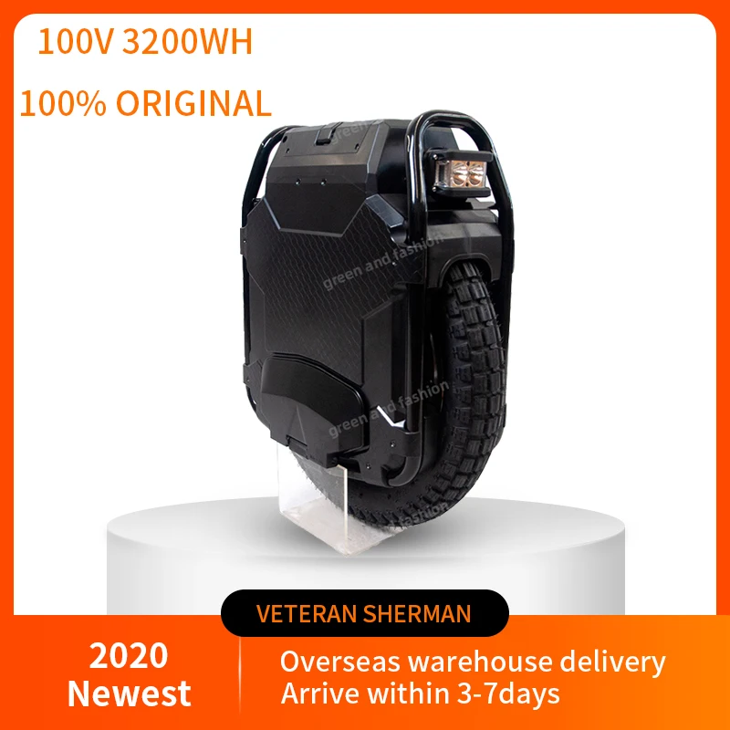 2021 новые Ветеран Шермана Электрический Одноколесный самокат 100 8 V 3200WH мощность