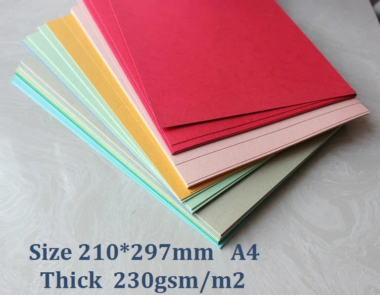 Текстурная бумага A4 в ассортименте 50 листов 10 цветов 230 г/м2|paper for|a4 paperpaper a4 |