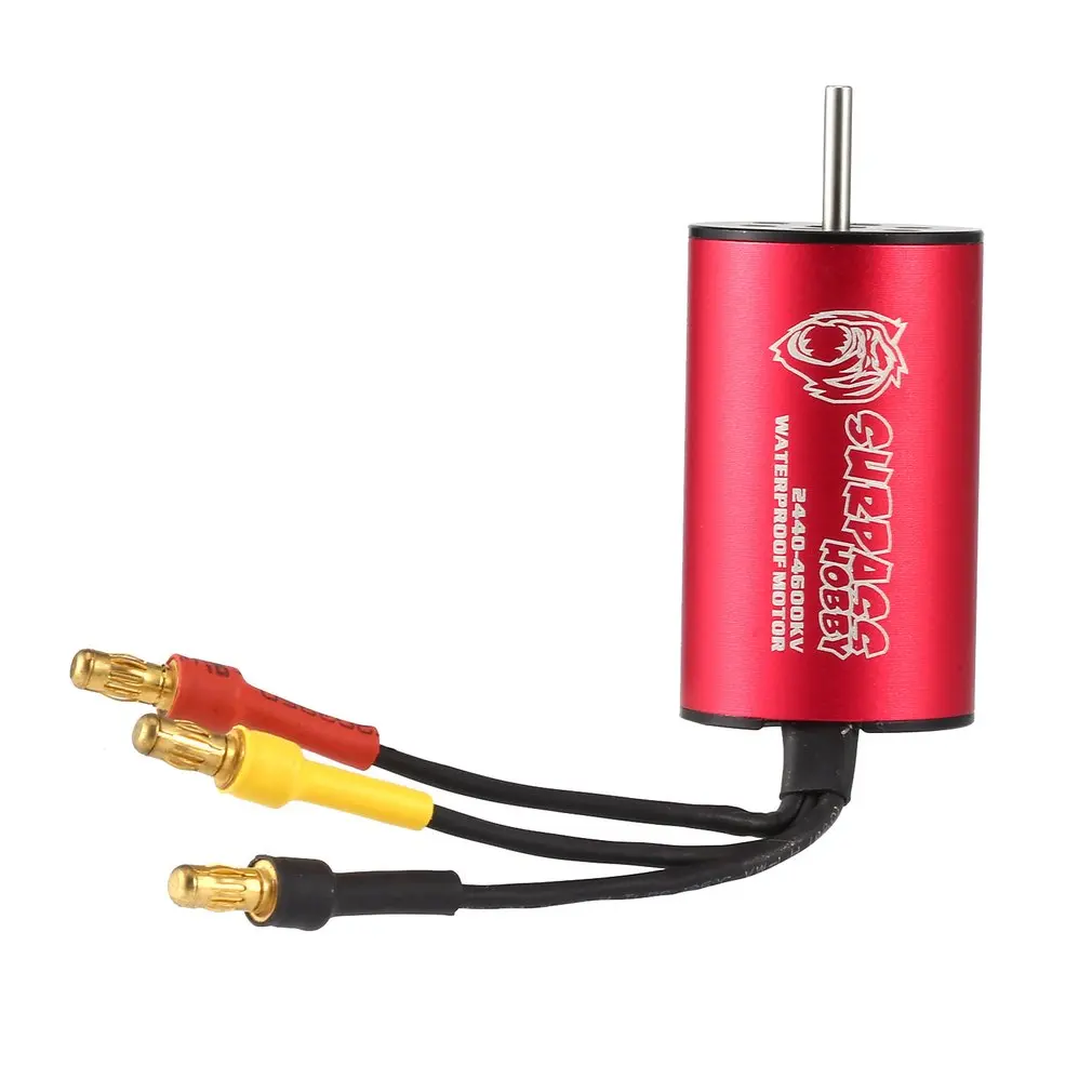 SURPASSHOBBY KK 2440 4600KV/6080KV бесщеточный двигатель 2S для Traxxas/HSP 1:16 1:18 RC дрейф гоночный