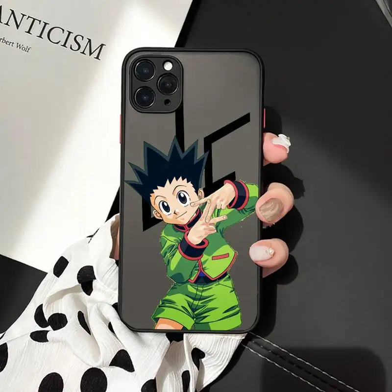 

HUNTER x HUNTER HxH Gon Killua Anime Phone Cases matte transparent For iphone 7 8 11 12 plus mini x xs xr pro max cover