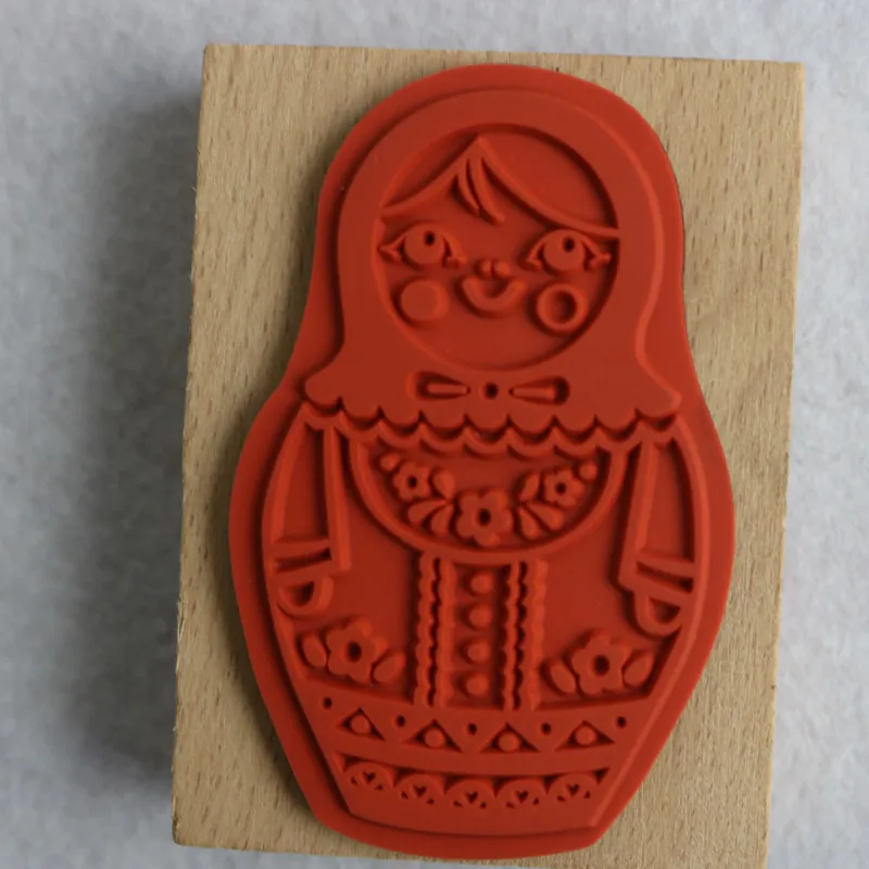 Новинка 2021 деревянные штампы для кукол в русском стиле штамп печати подарок