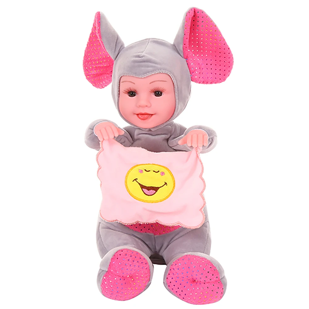 

30cm Peek a Boo Elephant Plush Doll Play Hide Seek Lovely Stuffed Kids Birthday Gift Toy Cute Electric Music Animal Plush Toy