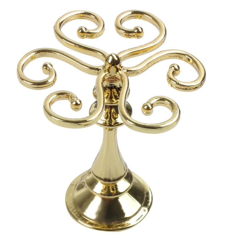 Набор из 4 бокалов стаканы для красного вина с металлической подставкой подставка кукольного домика