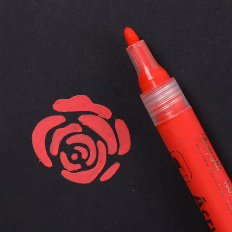 Уникальные цвета акриловая краска маркер ручка профессиональный арт маркеры